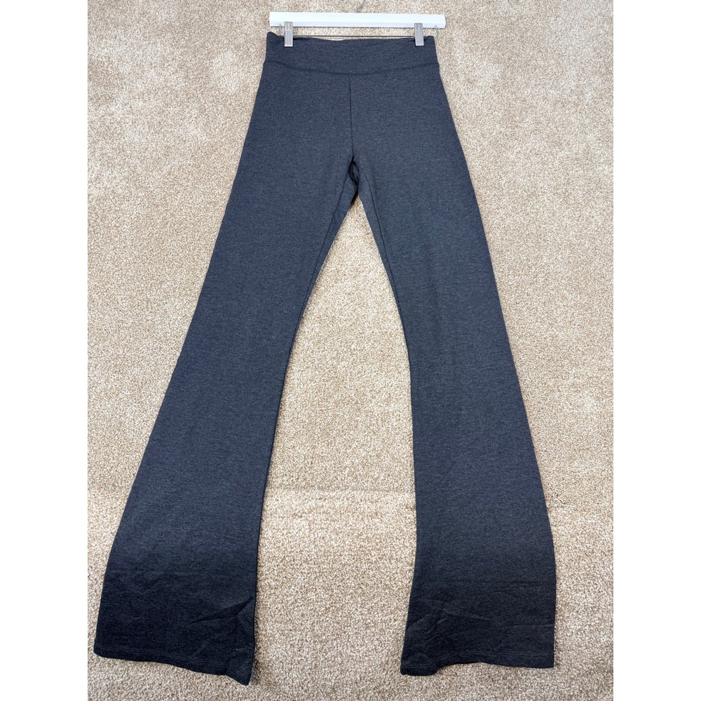 NWT Grey State Fluted Leggings Coal Heather High Rise Flare Leg 2 Athleisure